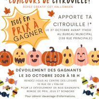 Concours de citrouilles 2026